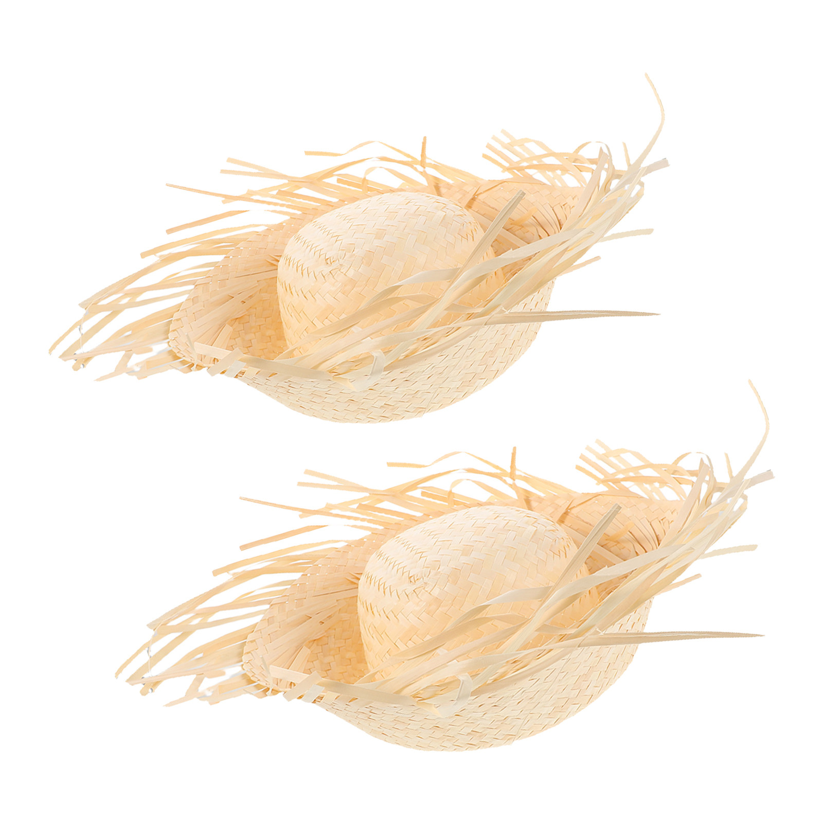 หมวกสานฮาวายทรงรังไก่ 2 ชิ้น ป - Hat Floppy Wide บทวิจารณ์และราคา