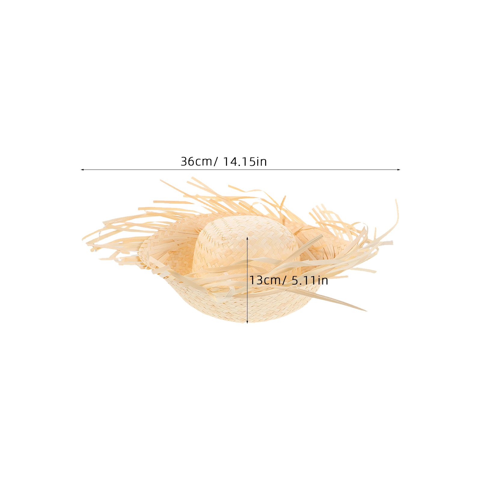 หมวกสานฮาวายทรงรังไก่ 2 ชิ้น ป - Hat Floppy Wide บทวิจารณ์และราคา