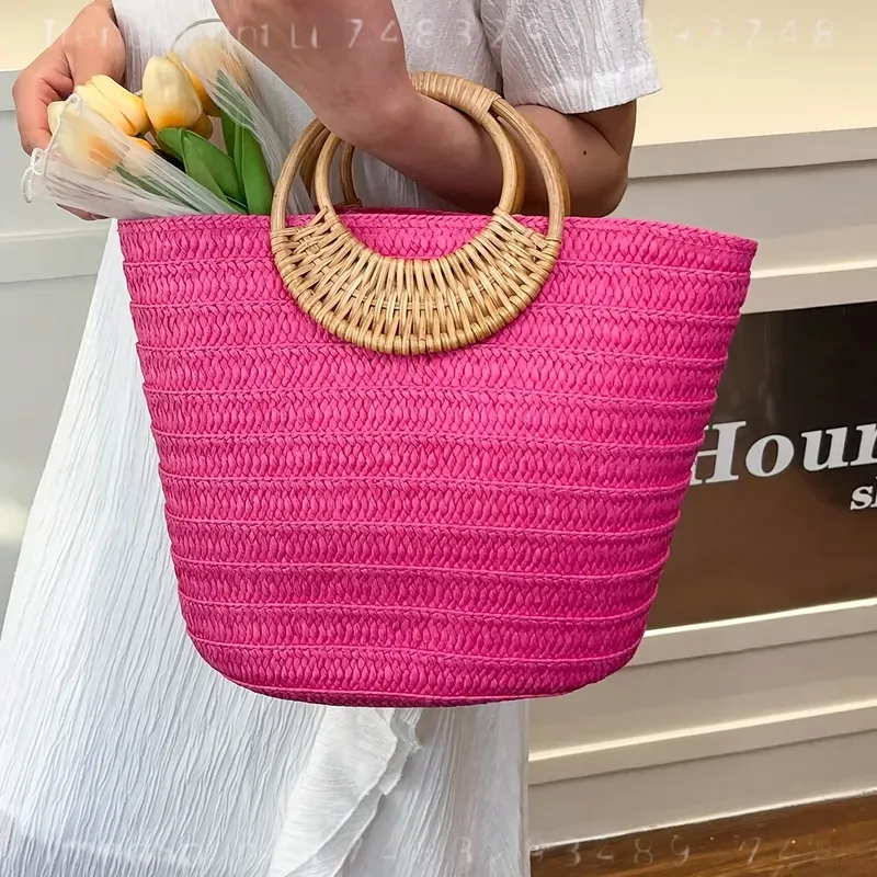 กระเป๋าถือสตรีสำหรับฤดูร้อน ทำ - Tote Bag Beach บทวิจารณ์และราคา