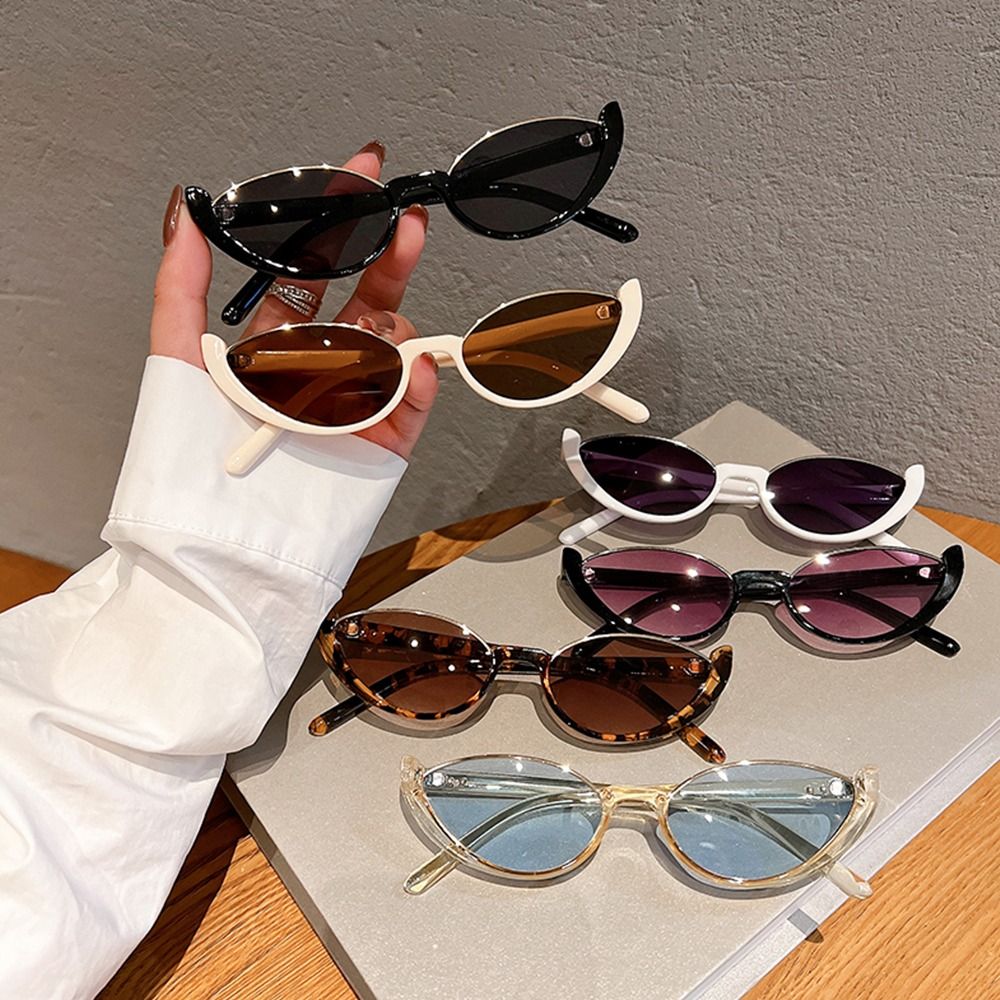 แว่นกันแดดทรงแคทอายครึ่งกรอบวิ - Sunglasses Cat Eye บทวิจารณ์และราคา