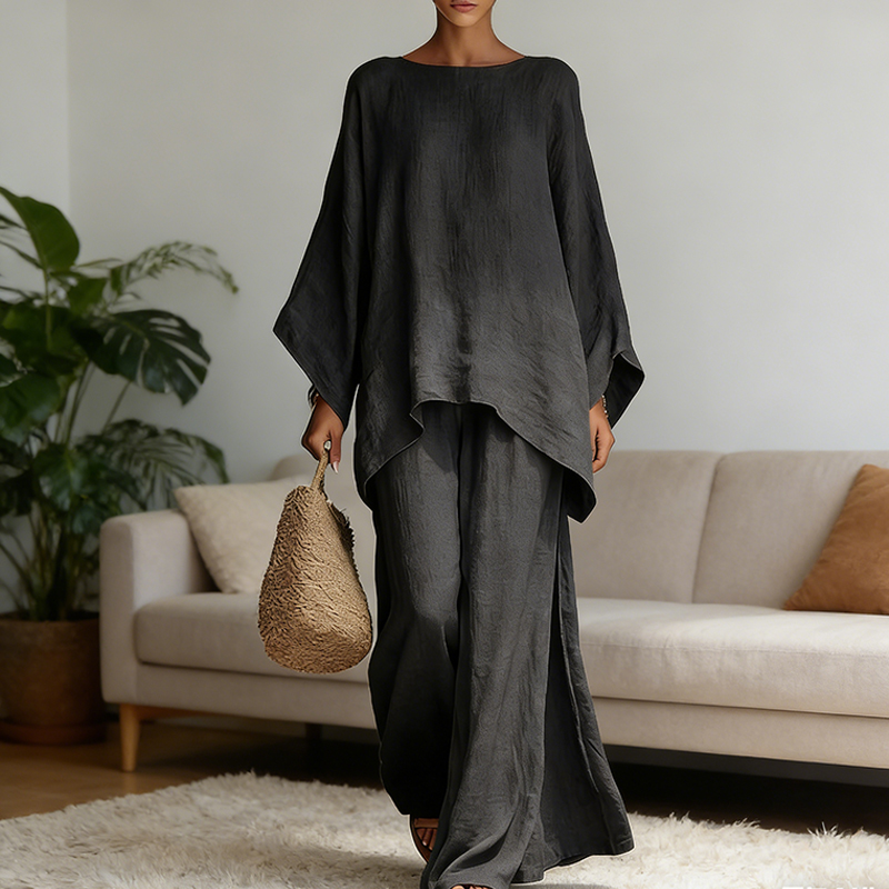 ชุดเซ็ต 2 ชิ้น เสื้อผ้าลินินแฟ - Linen Pant Wide บทวิจารณ์และราคา